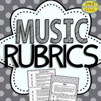 Preview of Elementary Music Rubrics (Quick Music Assessments)
