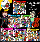 Music School Time Clip Art Mega Bundle