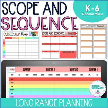 Preview of Music Scope and Sequence K-6