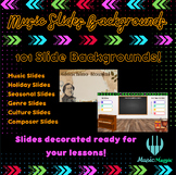 Music Slide Backgrounds (Pre-Decorated Presentation Slides)