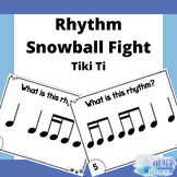 Music Snowball Fight | Winter TikiTi Note Flashcards | Win
