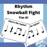 Music Snowball Fight | Winter TimKi Note Flashcards | Wint