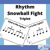 Music Snowball Fight | Winter Triplet Note Flashcards | Wi
