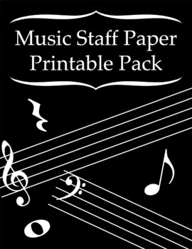 Music Staff Printable Worksheets Teachers Pay Teachers