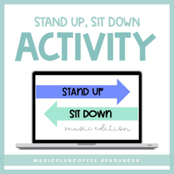 Preview of Music Stand Up, Sit Down for Google Slides™ | Distance Learning