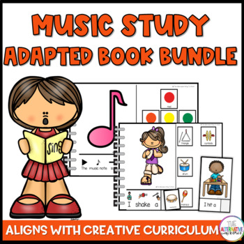 Preview of Music Study Adapted Book Bundle