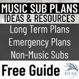 Music Sub Plan Ideas for Long Term Non Music Substitutes And More