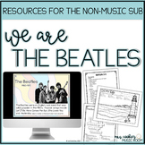 Music Sub Plan for The Beatles with No Tech and Digital Options