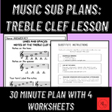 Music Sub Plans for Non-Music Teacher: Notes of the Treble