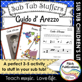 Music Sub Tub Stuffers: 3-5 Music Substitute Plan - Guido d'Arezzo