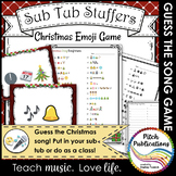 Music Sub Tub Stuffers: Guess the Christmas Song Emoji Game