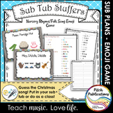 Music Sub Tub Stuffers: Guess the Nursery Rhyme / Folk Song Emoji Game