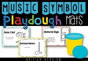 Play Dough Mats for Music Class – The Bulletin Board Lady