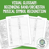 Music Symbol Recognition Definitions Worksheet good for SL