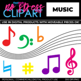 Music Symbols Clip Art (Digital Use Ok!)