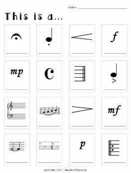 Preview of Music Symbols Quiz - Level 2