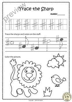 Music Symbols | Tracing Music Worksheets for Summer | TPT