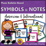 Music Symbols and Notes {Music Room Décor} American & Inte