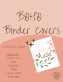 Music Teacher BOHO Binder Covers