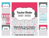 Music Teacher Binder 2021-2022 (Editable) UPDATED YEARLY!