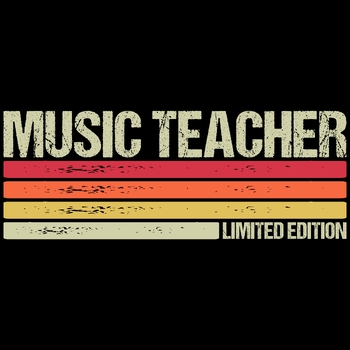 Preview of Music Teacher Birthday Job Title T-Shirt MUSIC TEACHER - SVG PNG DXF EPS PDF