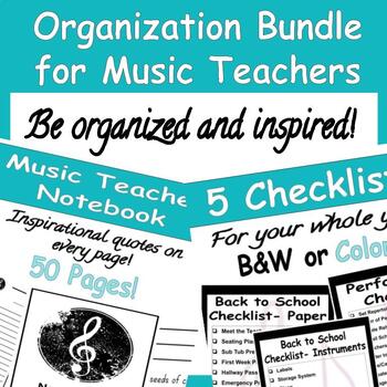 Preview of BUNDLE | Music Teacher Organization 