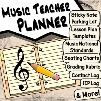 Preview of Music Teacher Planner | Everything you need for September!