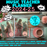 Music Teacher's Planner 24-25 with all Essential Component