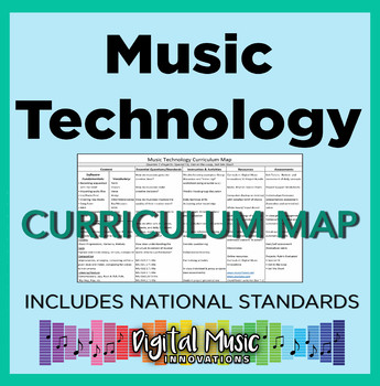 Preview of Music Technology Curriculum Map