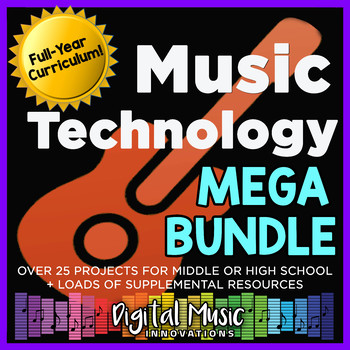 Preview of Music Technology MEGA Bundle | TWO years of projects plus supplemental material