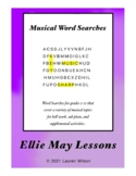 Music Terms Word Search Packet