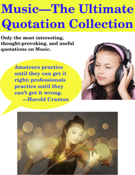 Preview of Music--The Ultimate Quotation Collection