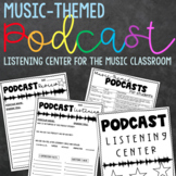 Music-Themed Podcast Listening Centre FREEBIE