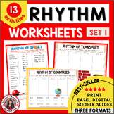 Elementary Music - Music Theory Worksheets - Rhythm Activities