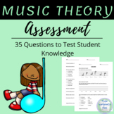 Music Theory Assessment for Beginners - Music Classroom - Test