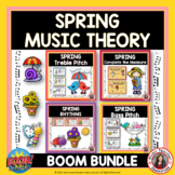 Music Theory BOOM Cards BUNDLE for SPRING