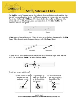 Preview of Music Theory & Composition: Level I p 1-4