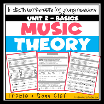 Preview of Music Theory Curriculum for Band - Unit 2 - Basics 