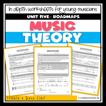 Preview of Music Theory Curriculum for Band - Unit 5 - Roadmaps
