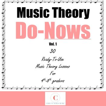 Preview of Music Theory Do-Nows Vol. 1