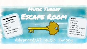 Preview of Music Theory Escape Room