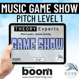 Music Theory Game Show Pitch Level 1 for THEORY Experts - 