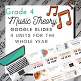 Music Theory *Grade 4* Google Slides