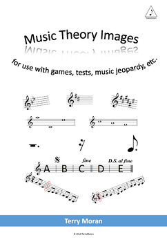 Preview of Music Theory Images for games, tests, etc.