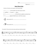 Music Theory Quiz - Staff Basics & Note Identification