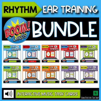 Preview of Music Theory Rhythm Ear Training Bundle - Interactive Music Games