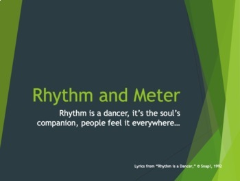 Preview of Music Theory: Rhythm and Meter
