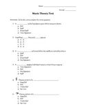 Music Theory Test - Basics