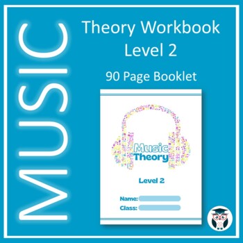 Preview of Music Theory Workbook - Level 2 - English terminology