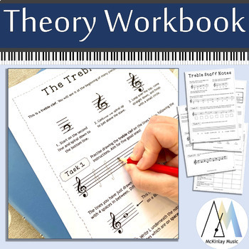 Preview of Music Theory Workbook for Middle School or Older Beginners